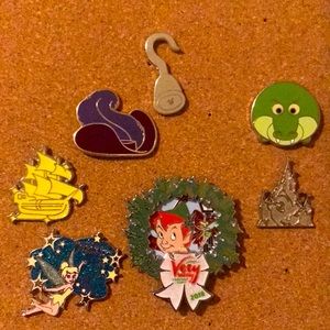 Disney Official Trading Pins Peter Pan Collection